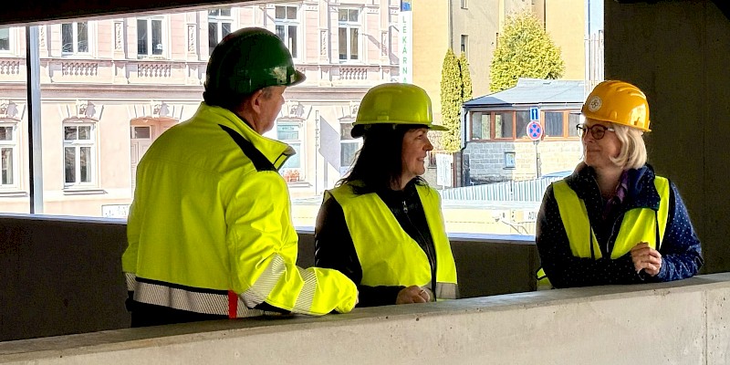 úspěchy SLK Návštěva stavby Centra urgentní medicíny